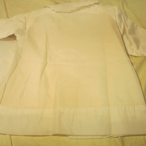 VTG 2 PC LAYETTE BAPTISM SET, PERIOD DRESS 60'S GREAT FOR DOLL DRESS UP - Picture 6 of 9